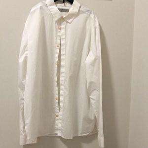ALLSAINTS white long sleeve shirt